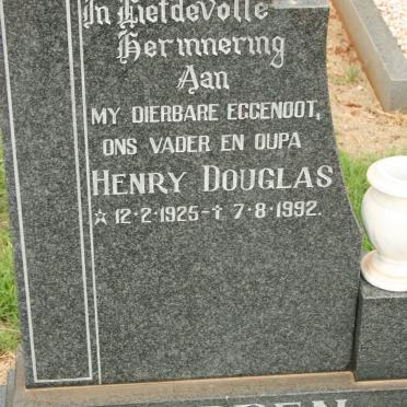 WARDEN Henry Douglas 1925-1992