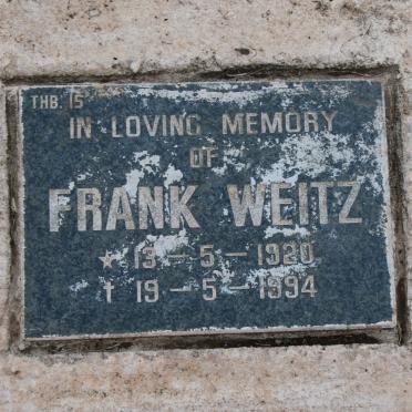 WEITZ Frank 1920-1994