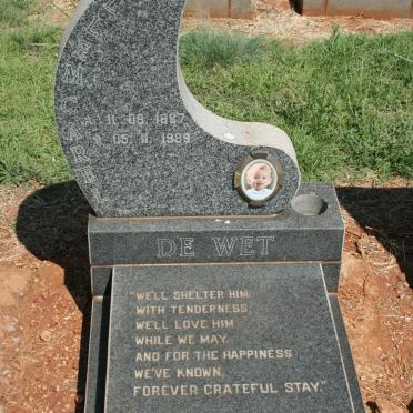 WET Willem Carel, de 1987-1989