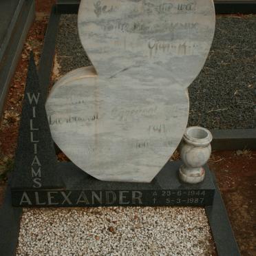 WILLIAMS Alexander 1944-1987