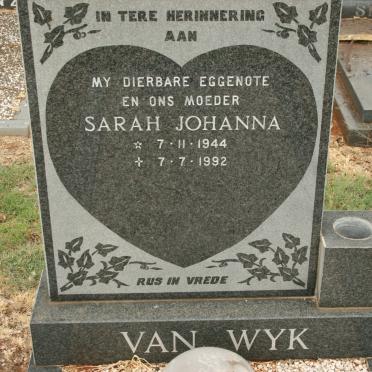 WYK Sarah Johanna, van 1944-1992