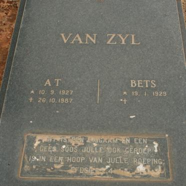 ZYL At, van 1927-1987 &amp; Bets 1929-