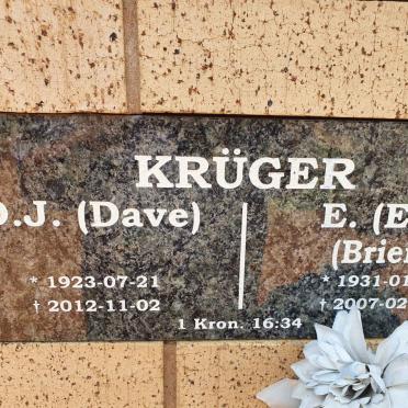 KRUGER D.J. 1923-2012 &amp; E. BRIERS 1931-2007