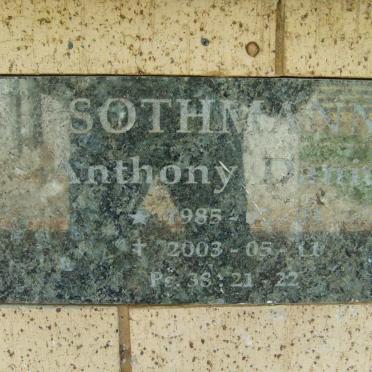 SOTHMANN Anthony Daniel 1985-2003