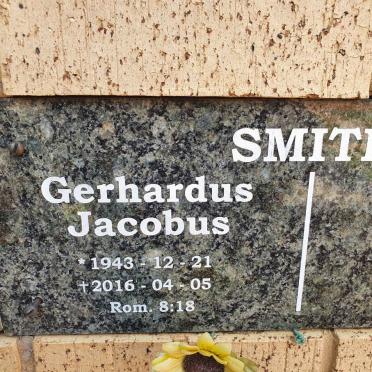 SMITH Gerhardus Jacobus 1943-2016