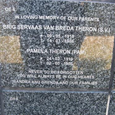 BREDA Servaas, van 1918-1986 &amp; Pamela 1919-1986