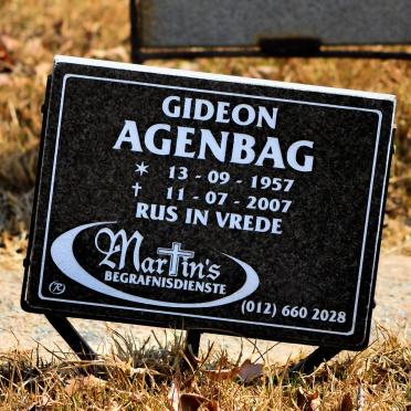 AGENBAG Gideon 1957-2007