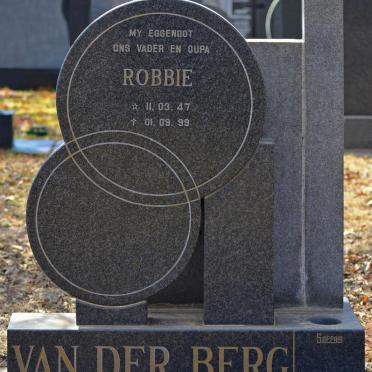 BERG Robbie, van der 1947-1999