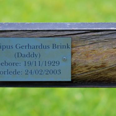 BRINK Phillipus Gerhardus 1929-2003
