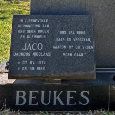 BEUKES Jacobus Nicolaas 1977-1998