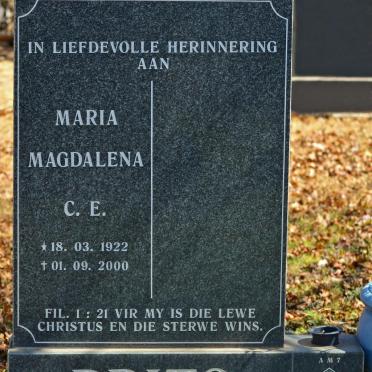 BRITS Maria Magdalena C.E. 1922-2000