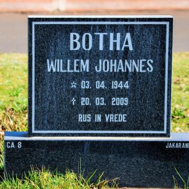 BOTHA Willem Johannes 1944-2009
