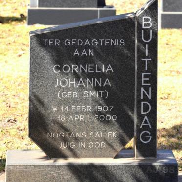 BUITENDAG Cornelia Johanna nee SMIT 1907-2000