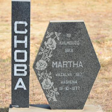 CHOBA Martha 1917-1977
