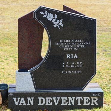 DEVENTER Maria, van 1935-2008