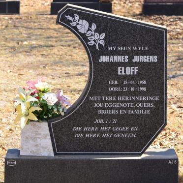 ELOFF Johannes Jurgens 1958-1998