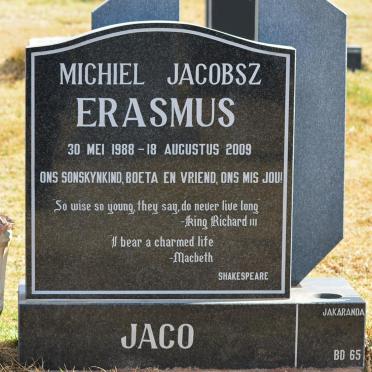 ERASMUS Michiel Jacobsz 1988-2009