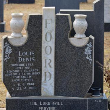 FOORD Louis Denis 1933-1997