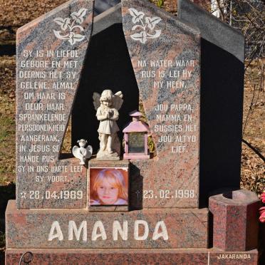 FOURIE Amanda 1989-1998