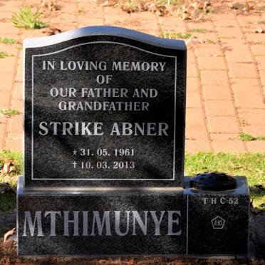 MTHIMUNYE Strike Abner 1961-2013