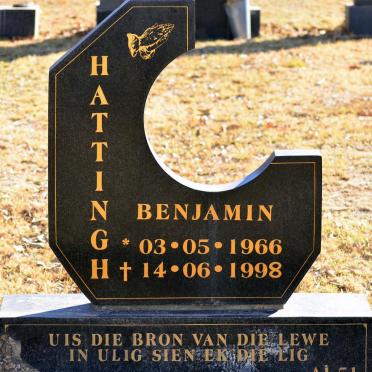 HATTINGH Benjamin 1966-1998