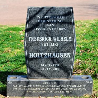 HOLTZHAUSEN Frederick Wilhelm 1938-2001
