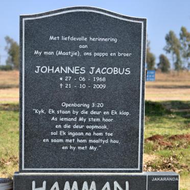 HAMMAN Johannes Jacobus 1968-2009