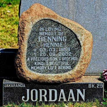 JORDAAN Henning 1959-2002