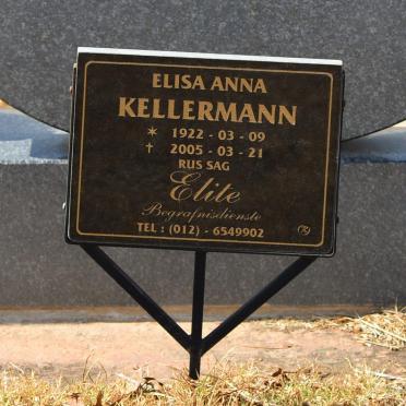 KELLERMANN Elisa Anna 1922-2005