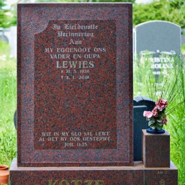 KOTZE Lewies 1936-2001