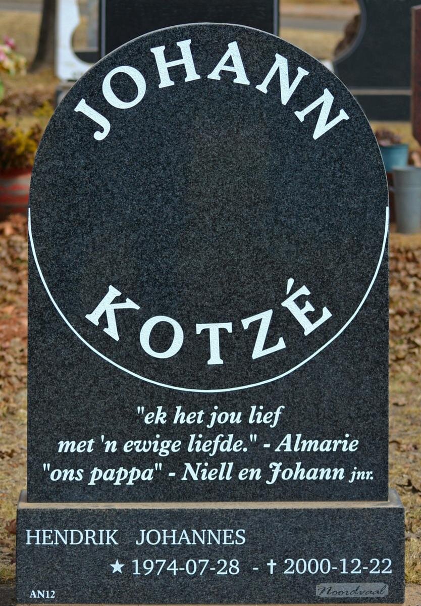 KOTZÉ Hendrik Johannes 1974-2000