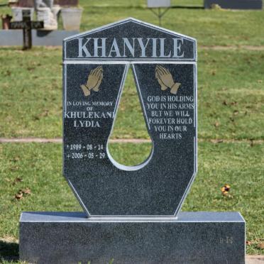 KHANYILE Khulekani Lydia 1989-2006