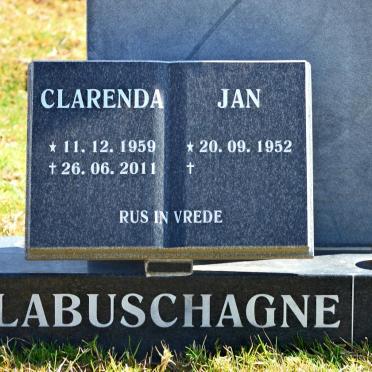 LABUSCHAGNE Jan 1952- &amp; Clarenda 1959-2011