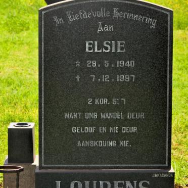 LOURENS Elsie 1940-1997