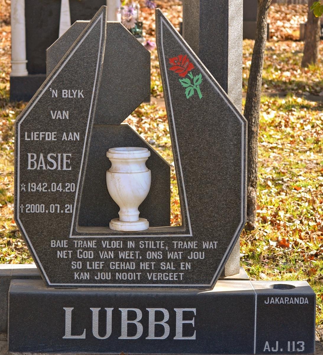 LUBBE Basie 1942-2000
