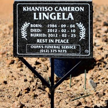 LINGELA Khanyiso Cameron 1984-2012
