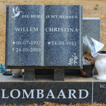 LOMBAARD Willem 1937-2005 &amp; Christina 1941-