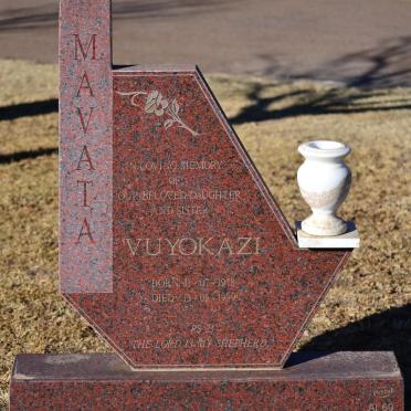 MAVATA Vuyokazi 1978-1999