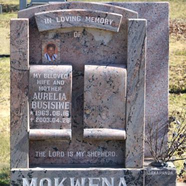 MOKWENA Aurelia Busisiwe 1963-2003