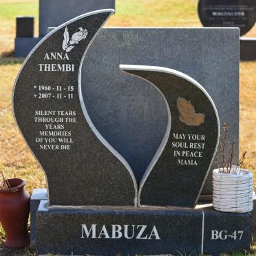 MABUZA Anna Thembi 1960-2007