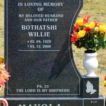 MAKOLA Bothatshi Willie 1929-2008