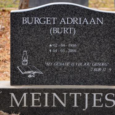 MEINTJES Burget Adriaan 1956-2000