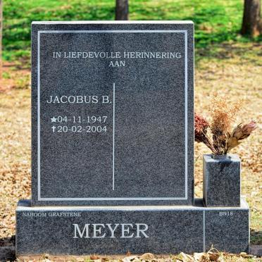 MEYER Jacobus B. 1947-2004
