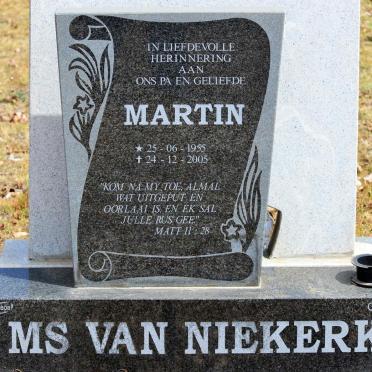 NIEKERK M.S., van 1955-2005