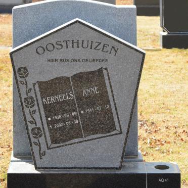 OOSTHUIZEN Kerneels 1938-2002 &amp; Anne 1941-