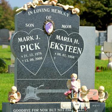 PICK Mark J. 1976-2008 :: EKSTEEN Maria H. 1958-