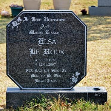 ROUX Elsa, le 1930-2007