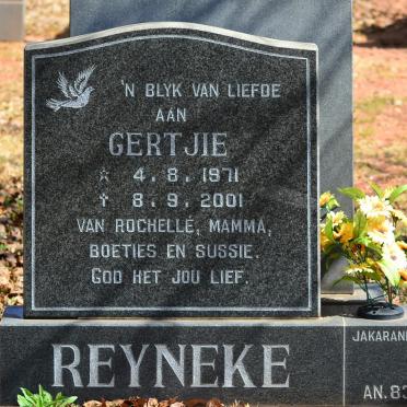 REYNEKE Gertjie 1971-2001