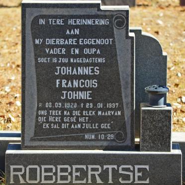 ROBBERTSE Johannes Francois 1929-1997
