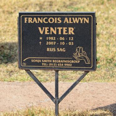 VENTER Francois Alwyn 1982-2007